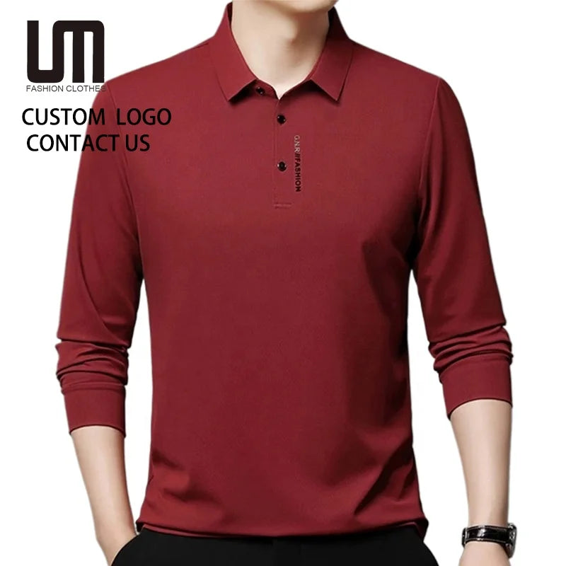 Clearance Sales Spring Autumn Men Casual Long Sleeve Button up T Shirt - Plus Size Turn Down Collar Shirt Breathable for Daily
