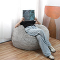 Luxury Bedroom Reading Giant Foam Sofa Filled With Crushed Foam Large Size Lying Bean Bag Lazy Sofa