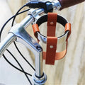Zenos Luxury Bike Coffee & Beverage Holder PU Leather Custom Made for Motorcycle