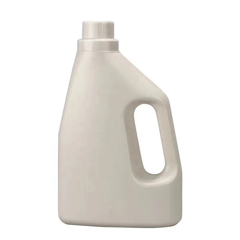 Spot Supply Empty HDPE Beige Plastic 2L New Laundry Detergent Bottle PETROL Use