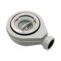GUIDA 718013  71801323 Modern Style PP Main Body Decorative Plastic Grey Hair Catcher Shower Tray Drain with SS304 Cover