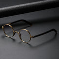 Eyewear Acetate Optical Frames Manufacturers with Titanium Frame Glasses Acetate Front with Titanium Temple Stocks KMN101