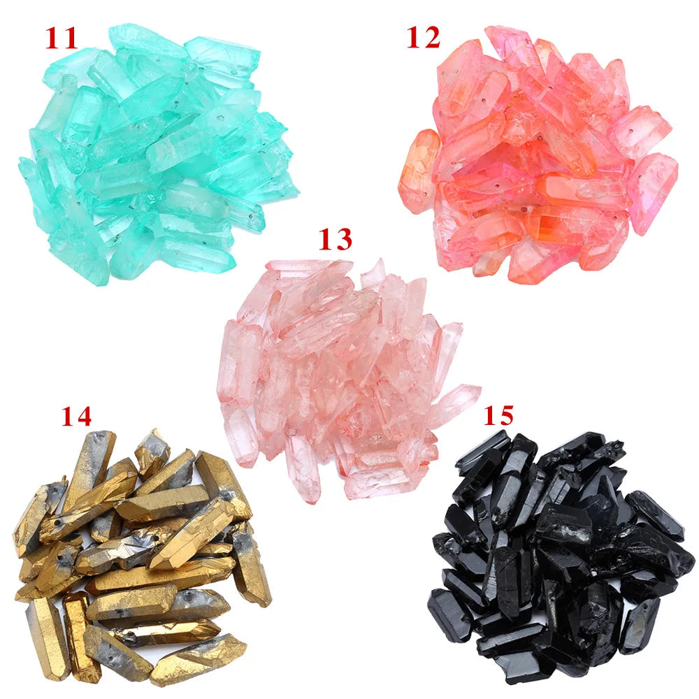 DIY Good Supply Bridal Jewelry Crystal Multi-color Branches HZ Light Green Hair Comb Crown Folk Crafts