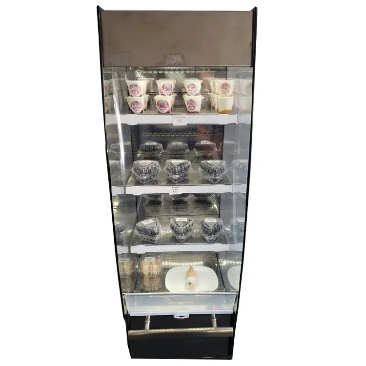 SURRI Supermarket Open air Hot and Cooler Small Grab and Go Display Refrigerator