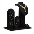 Bettism Luxury metal jewelry display set unique mannequin necklace props bracelet earrings jewelry display stand