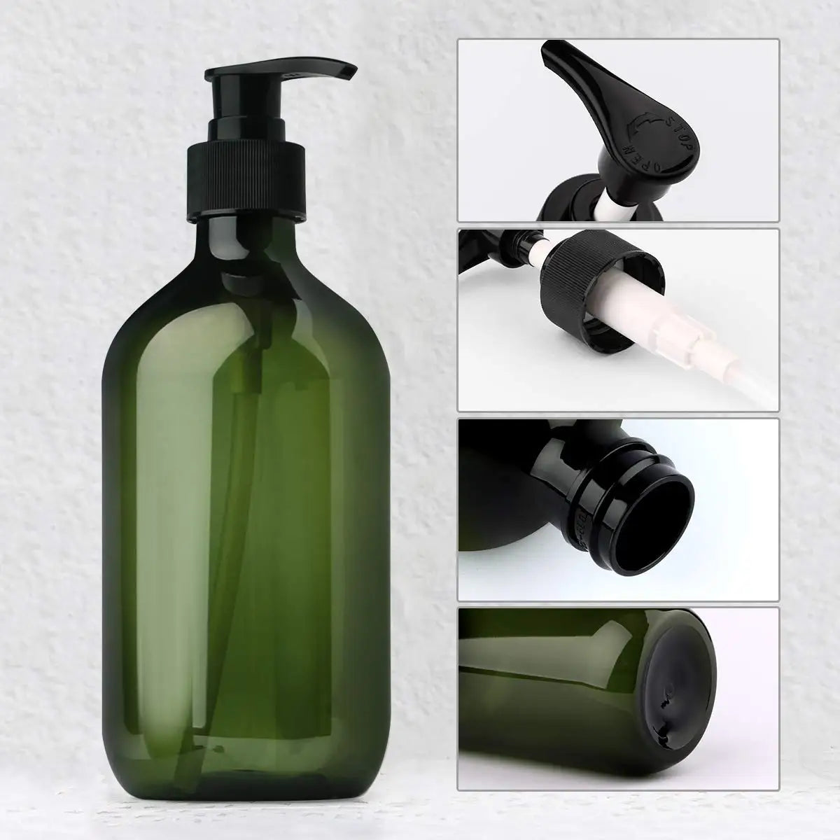 250ML 500ML Cosmetic Packing Plastic Bottle PET Shampoo Lotion Cream Pump Bottle