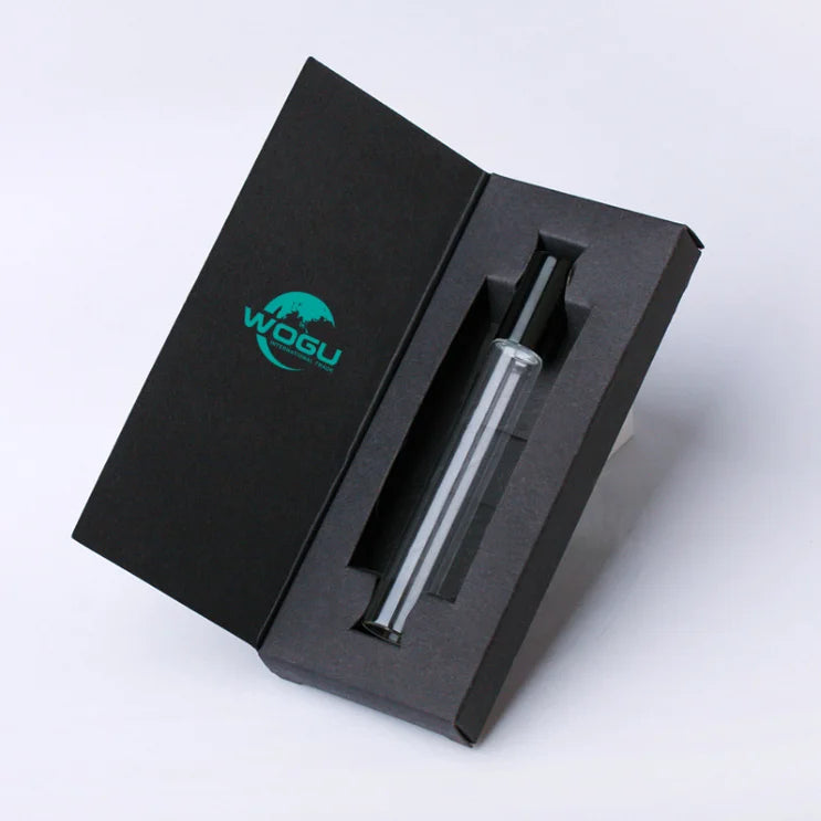 Free Sample Black Gift-box 10ml Luxury Roll on Bottles Empty Perfume Bottle Roller Cosmetic Packaging