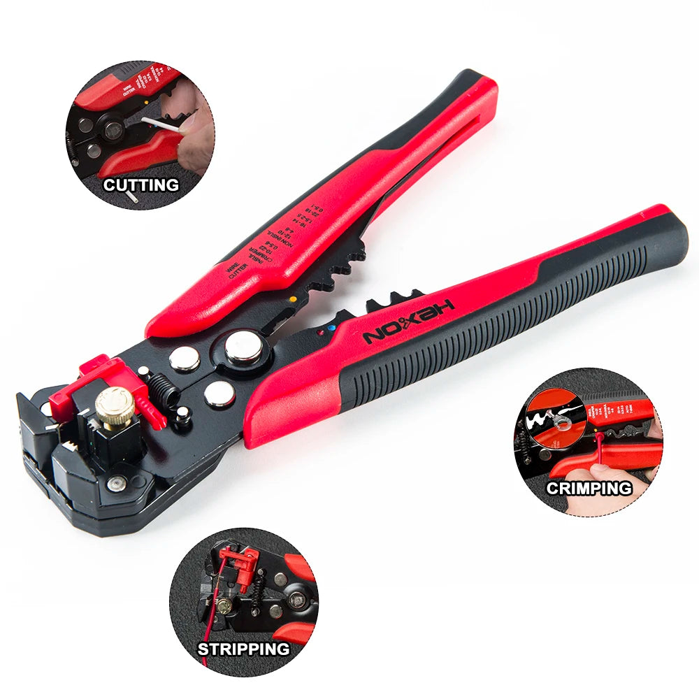 Multi Multifunctional Network Cable Automatic Terminal Crimper Crimping Stripping Plier Tool Electrician Tool Wire Stripper