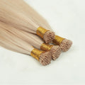 100% Virgin Human Hair Vendors Double Drawn Italian Keratin I Tip Hair Extensions Wholesale