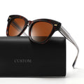 2024 New Polarized Acetate Sunglasses Fashion Style Square Frame Sunglasses Custom Sunglasses logo
