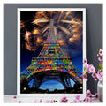 5D DIY Full Flower Square/Round Landscape Gift Diamond Painting Tower Canvas Building Home Decoration Handmade Craft Wall Arts