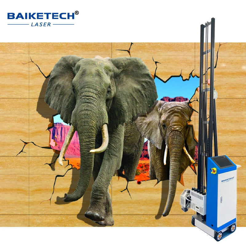 Manufacturer's Supply of 3D Wall Printing Machine Cost Intelligent Digital UV Wall Inkjet Printer Chinese Wall Pen Color
