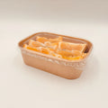 Disposable Recyclable Kraft Paper Salad Box UV Coating Printed Takeaway Food Grade for Restaurant Picnic Camping