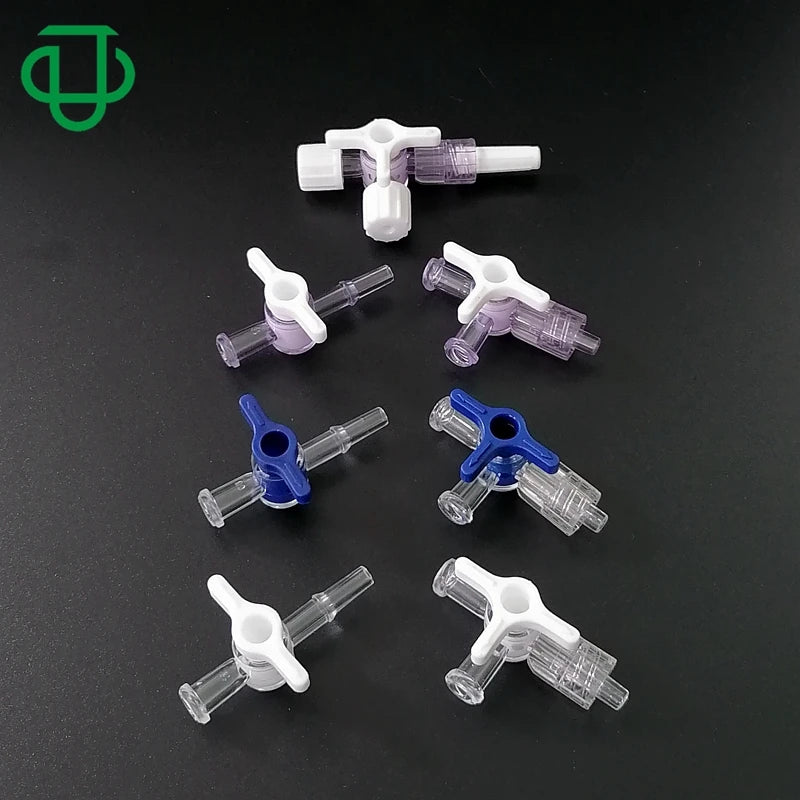 JU Wholesale 1/3 Ways Female Male Luer Lock Plastic Luer Stopcock Valve MegaBDM