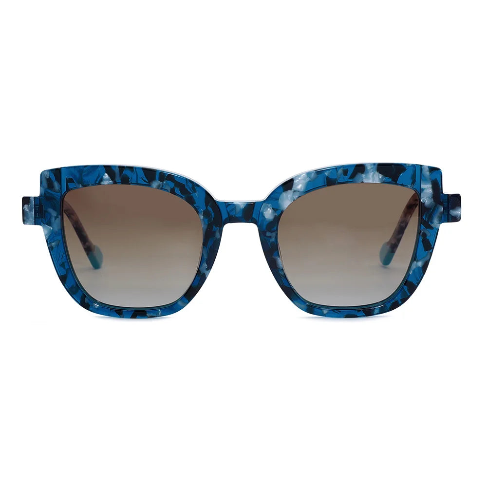 VIFF MB1203 Cat Eye Acetate Sunglasses Polarized High End Lamination Eyewear