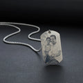 Gifts Fathers Day Stainless Steel Photo Pendant Necklace Custom Pendants for Pictures