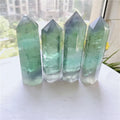 Hot Sale Natural Healing Rainbow Fluorite Towert Green Fluorite Points Crystal Stone Tower