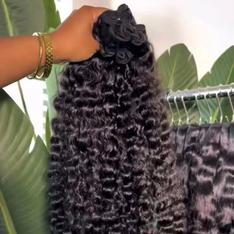 Top Sale 100% Unprocessed Bundle Vendors Kinky Straight Bulk Double Weft Burmese Curly Vietnamese Raw Indian Human Hair