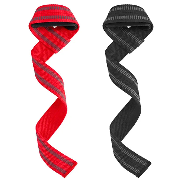 Weight Lifting Wrist Straps Fitness Bodybuilding Training Gym Lifting Straps with Non Slip Flex Gel Grip