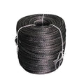 Dark Grey Blue Orange Color 12mm UHMWPE Rope With UV Protection