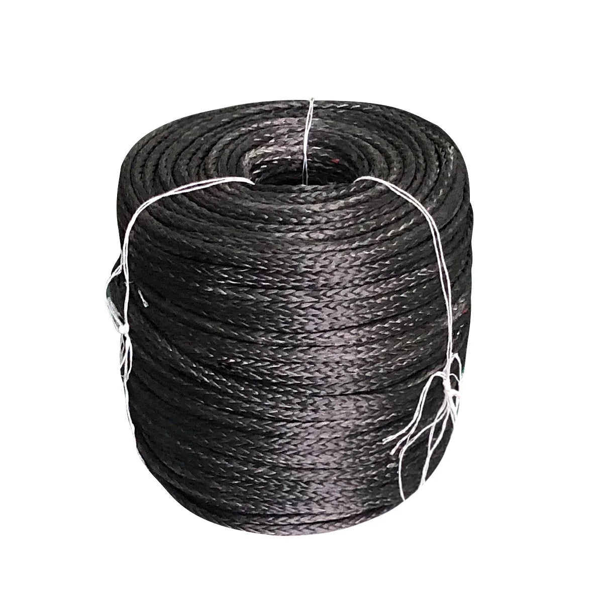 Dark Grey Blue Orange Color 12mm UHMWPE Rope With UV Protection