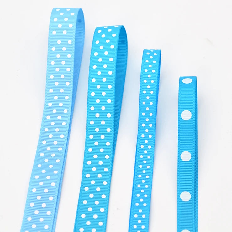 Customized 6mm Double Face Grosgrain Ribbon 100% Polyester for Gift Box Printed Ribbon