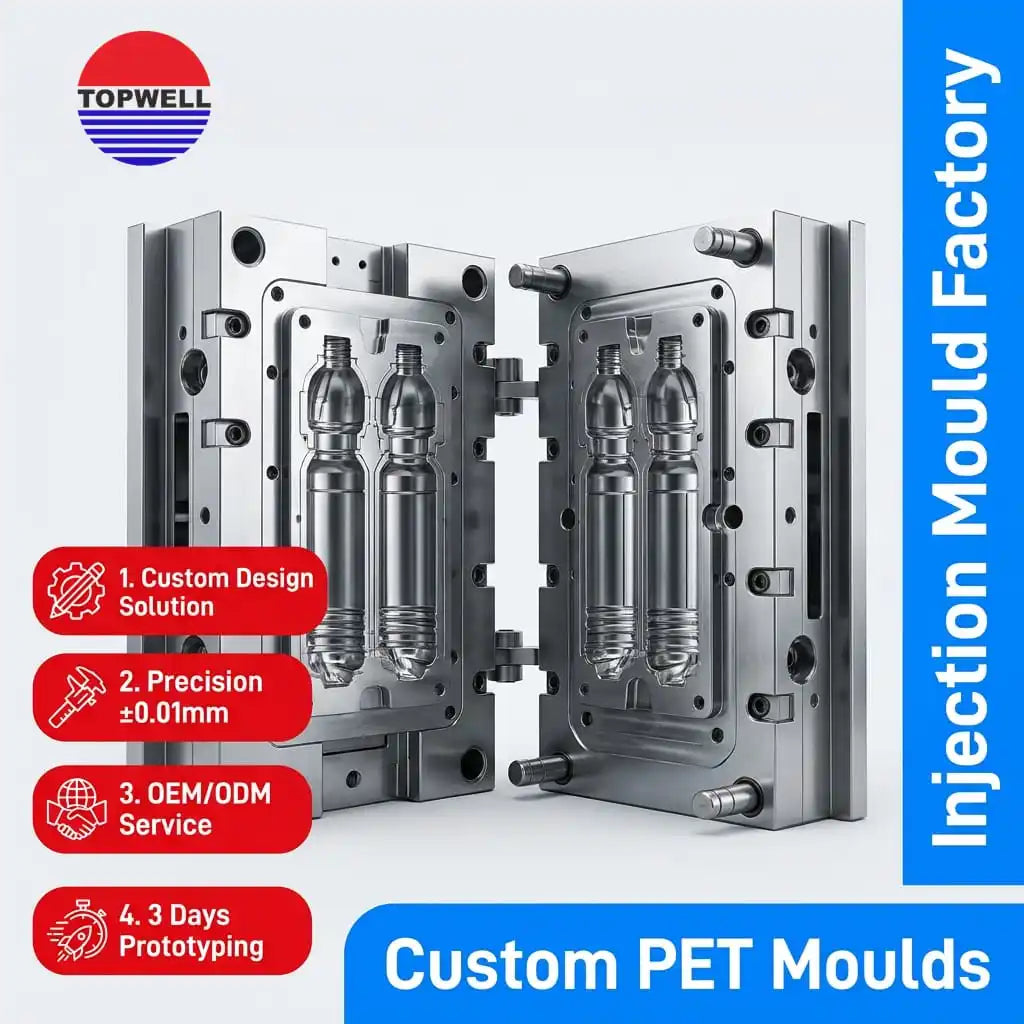 Custom Blow PET Mold for Household Appliance Bottles High Precision Plastic Injection Preform Mould One-Stop mold Factory