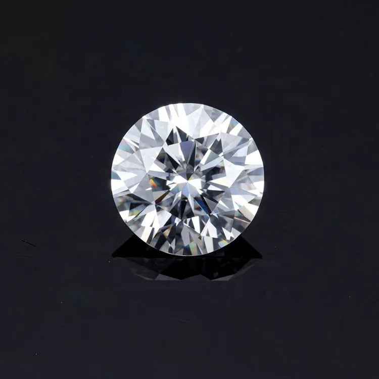 SICGEM Wholesale Flawless D Color VVS1 Clarity Loose Round Moissanite for Ring and Necklace Center Stone Setting