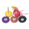 Multi-color 28mm*3T Rotary Nylon Fiber Mounted Point Grinding Wheel Mini Buffing Wheel for Rotary Tools Decoration Polishing