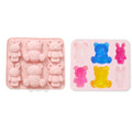 BPA Free Silicone Ice Cube Trays Large Size Stackable Flexible Silicone Ice Cube Molds with Leak Proof Removable Lid