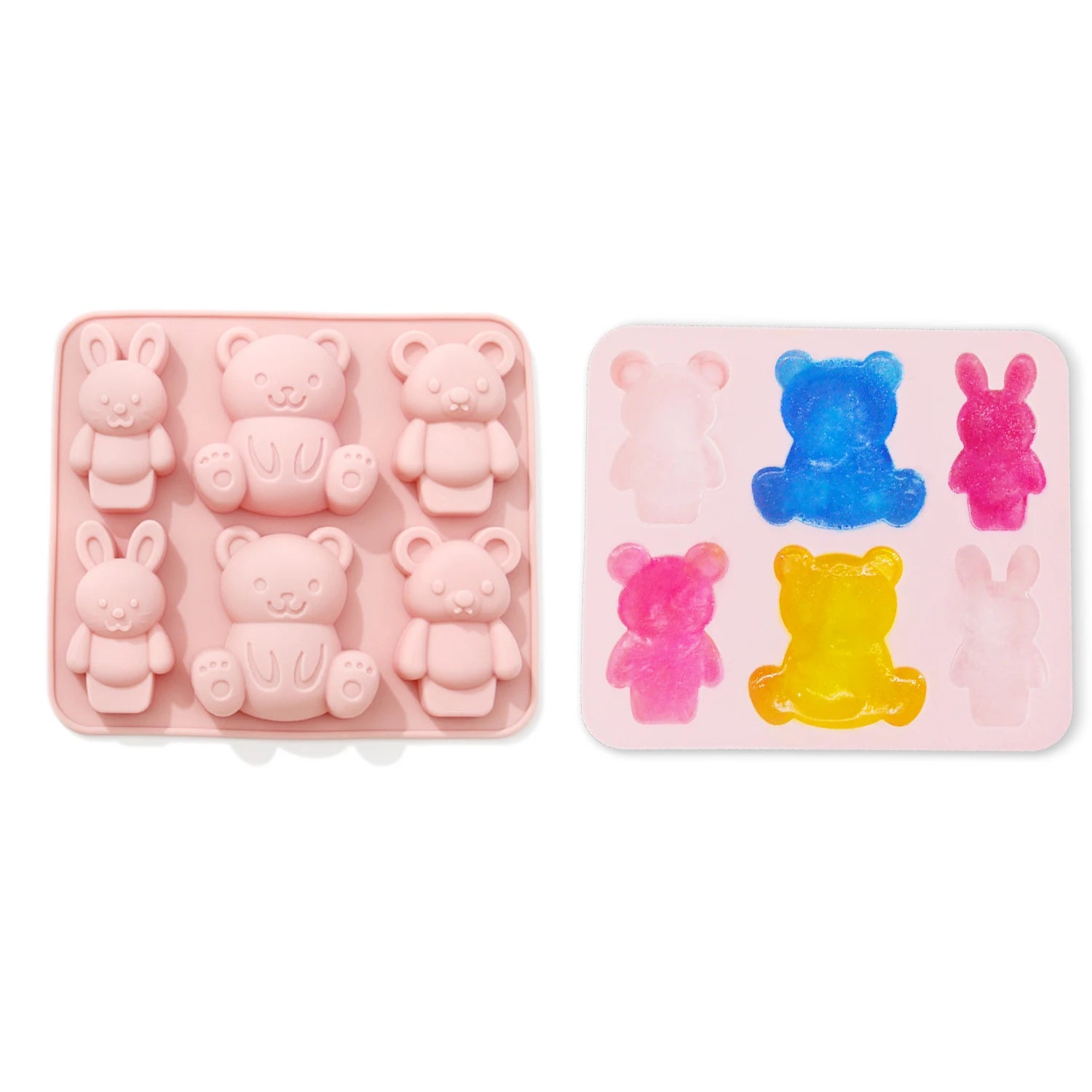 BPA Free Silicone Ice Cube Trays Large Size Stackable Flexible Silicone Ice Cube Molds with Leak Proof Removable Lid