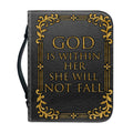 Multi-Size Printed Zippered PU Leather Bible Cover Factory Custom Bible Covers Holder Church Bag With Pen Slots and Pockets
