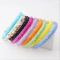 New Woven Crystal Beads Wash Face Headband for Women Girls Hair Accessories