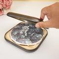 160*160*33 mm Luxury High Quality Frosted Square Tinplate Box Hand Lid for Snack Jelly Baby Food Chocolate Candy Sugar Packaging