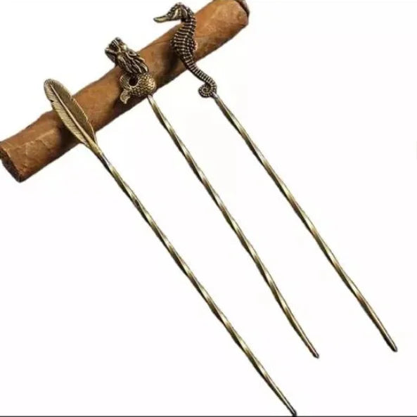 Manufactures Hot Selling Spiral Ventilation Needle Cigar Tool Cigar Needle Tool Retro Cigar Dredge