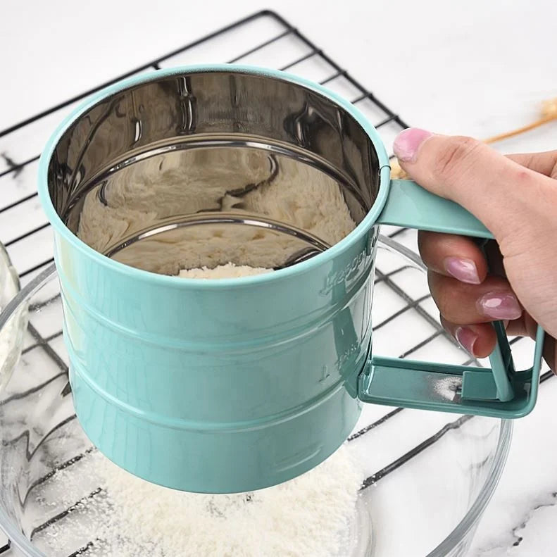 Baking Pastry Tools Stainless Steel Non Stick Coating Flour Sifter