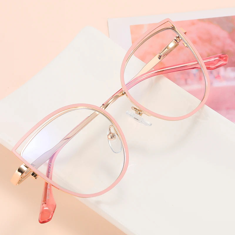 Kids Metal Fashion Kids Computer Anti Reflection Blue Light Blocking Glasses for Kids 2026