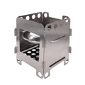 Hiking Accessories Cooking Alcohol Tray Portable Steel Wood Burning Stove with Carrying Case