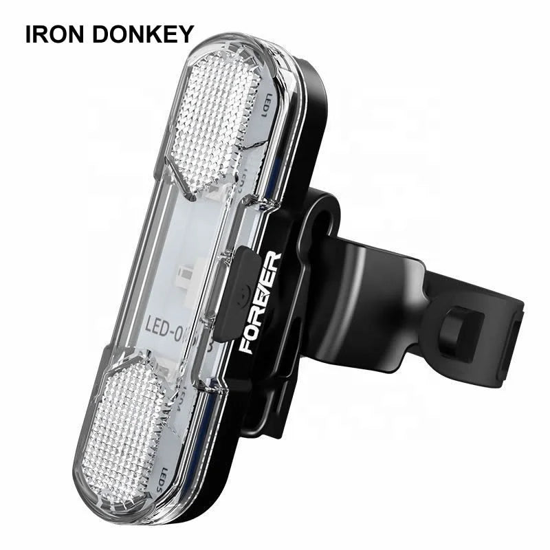 IRONDONKEY ABS Bicycle Lights Waterproof LED Headlights & Taillights for Mountain Road Bikes USB Rear Bicycle Lights