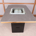 Furniture Dining Table Hotel Non-smoking BBQ Table  Hotpot Dining Table Smokeless BBQ Restaurant Tables and Chairs