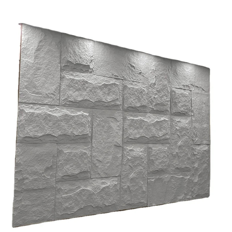 Easy Installation PU Mushroom Soft Stone Artificial Polyurethane Stone Panel Faux Wall for Outdoor Decorative Large Panels