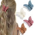 High Quality Popular Fashion SongMay Mini Plastic Hair Claw Clip Flower Butterfly Shape 13 Colors 6.8x6.0cm Customizable Hair