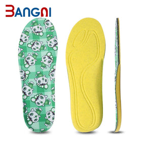 flexible cushioning breathable Full length EVA PU foam child kid running sport insole