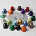 1000pcs Multi Color Options Empty Aluminum Coffee Capsules Espresso Compatible Cafe Pods with Machine Heat Seal Foil Lids