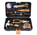 Hot Sale 8Pcs Household Multifunctional Hardware Hand Tool Screwdriver Hammer Set with Plastic Toolbox