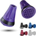 Rehand Class I Walking Cane Tip Anti-skid Shock Absorption Rubber Accessories 58x76x19mm Multi-color