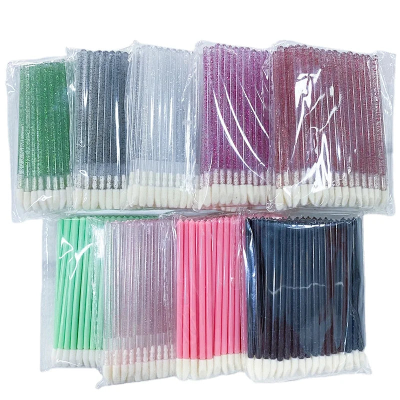 Wholesale Solid Color Lipstick Brush Disposable Lip Gloss Brush Applicator