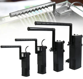 Black Plastic Filtration Water Cycle Fish Tank Aquarium Filter for 40-150L Fish Tanks
