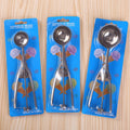 201 Stainless Steel Spring Chef Ice Cream Scoop Digger Spade Ball Maker with Non-Slip Handle for Cookie and Fruit Serving