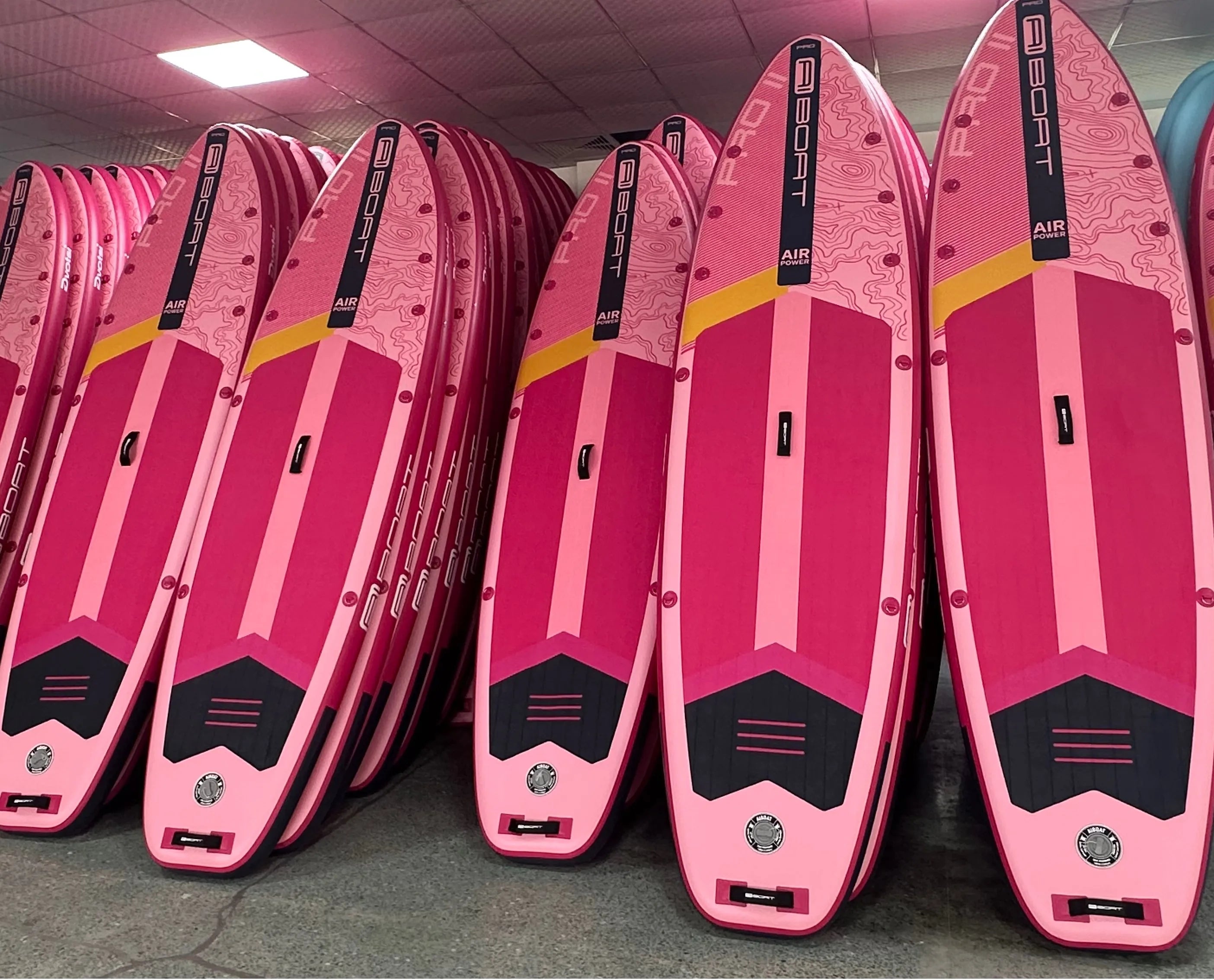 Dropshipping China Manufacture Inflatable sup Board 11'x34"x6'' Inflatable Stand up Paddle Board pink Paddle Board with Seat